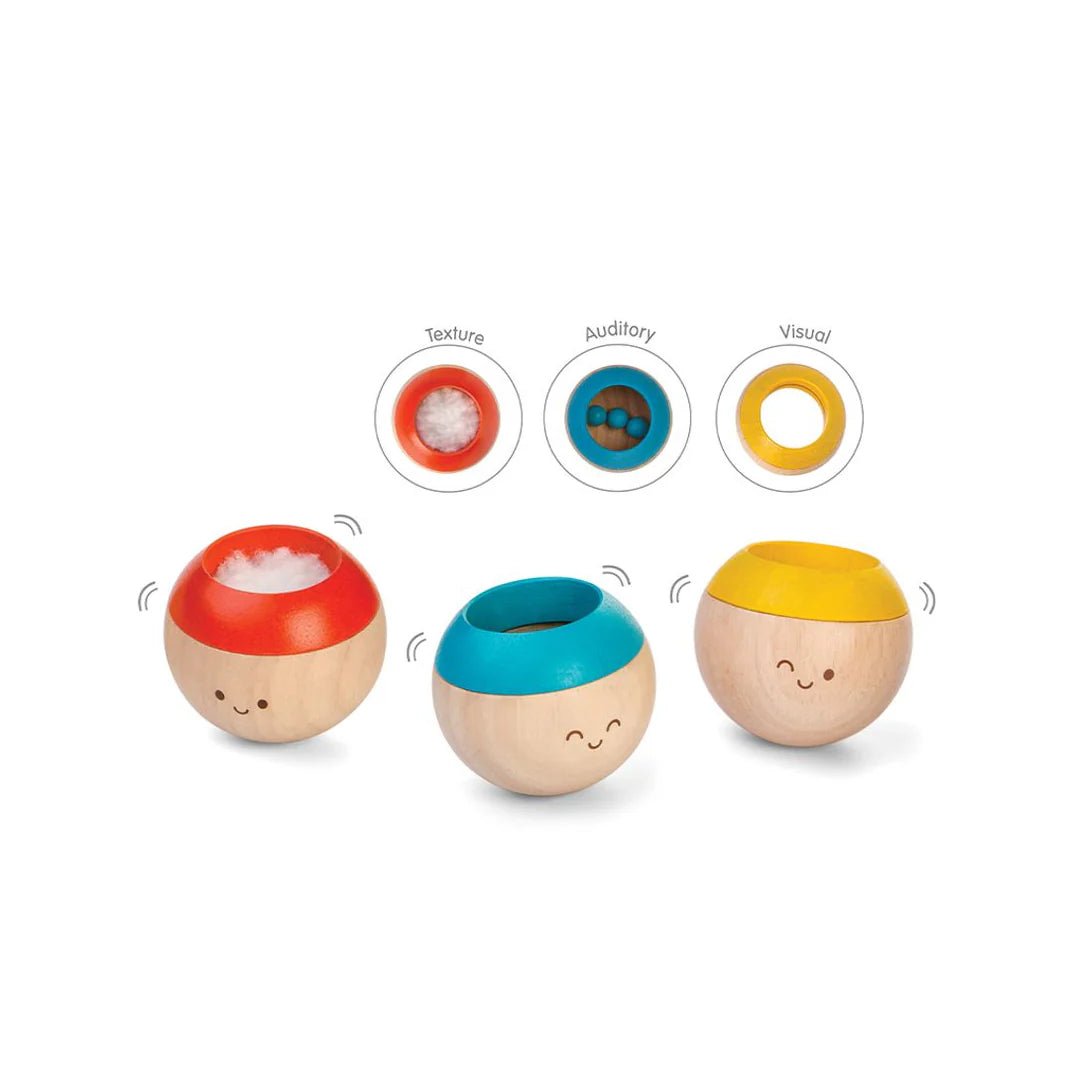 PlanToys - PlanToys Penguin Wobbler & Sensory Tumbling