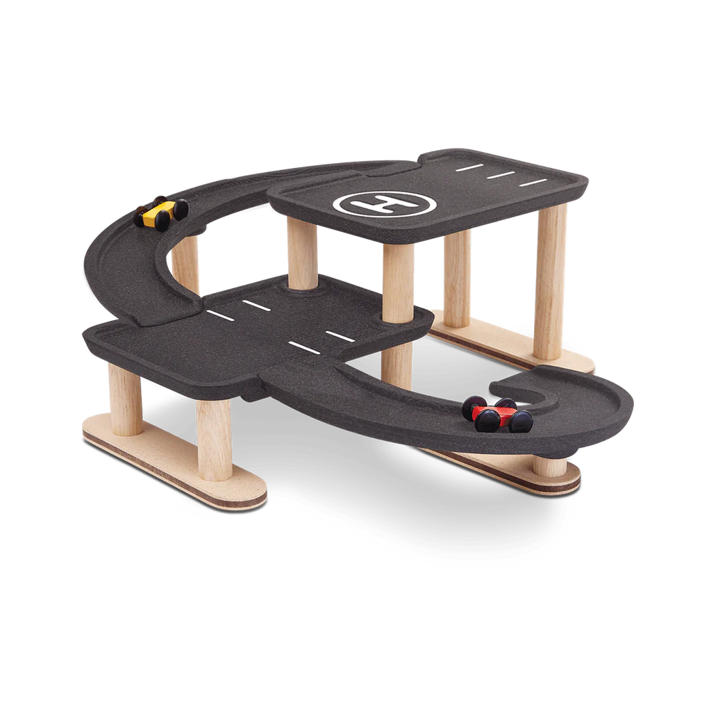 PlanToys Race N Play Parking Garage Toys 