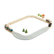 PlanToys Rubber Road & Rail Adaptor Tracks Toys 