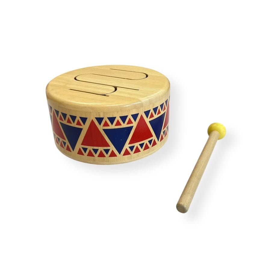 PlanToys Sold Drum with Drumstick Toys 