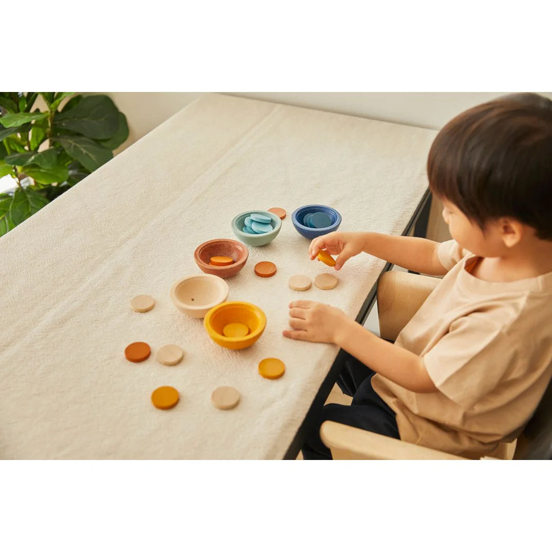 PlanToys Sort & Count Cups Orchard Toys 