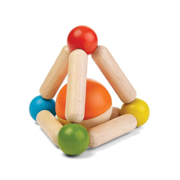 PlanToys Triangle Clutching Toy Toys Primary Colors 