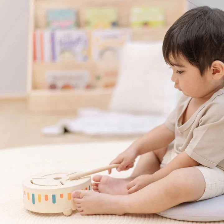 PlanToys Wooden Sensory Drum Toys 