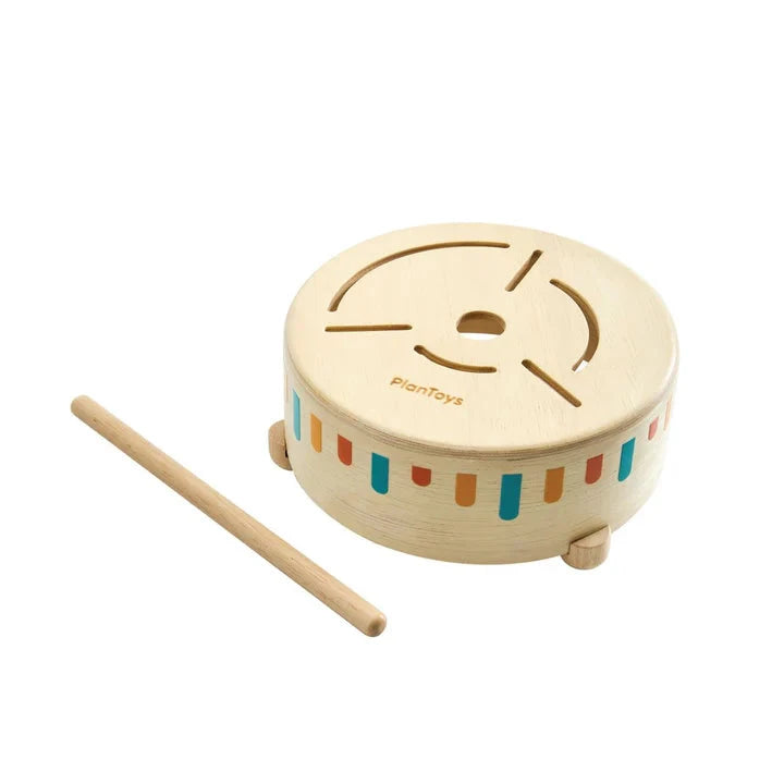 PlanToys Wooden Sensory Drum Toys 