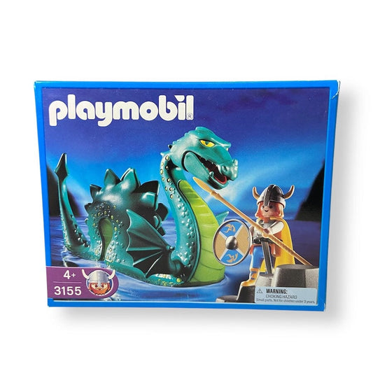 Playmobil 3155 Sea Serpent Nessie with Viking Toys 