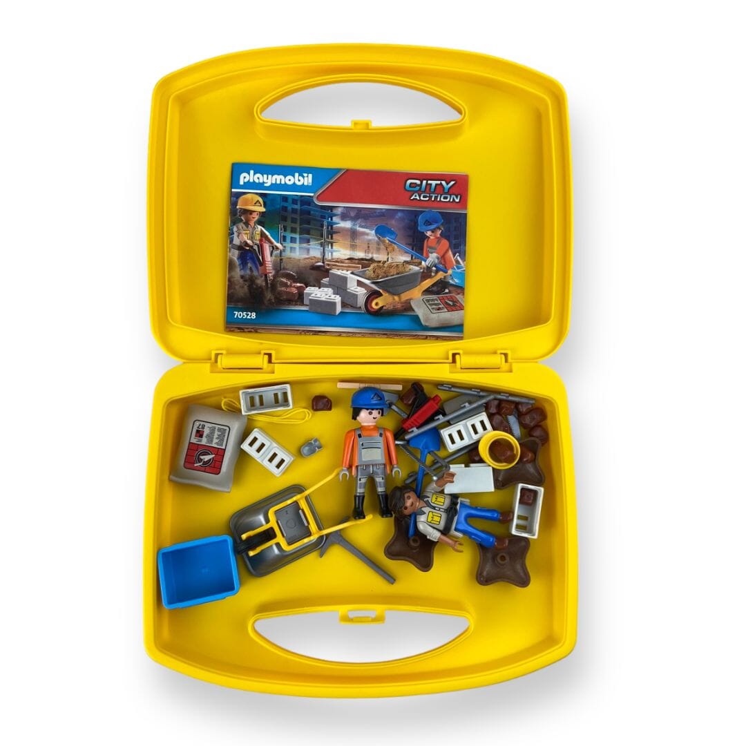 Playmobil Construction Site Carry Case Toys 