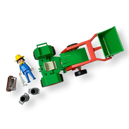 Playmobil Farmer and Tractor Toys 
