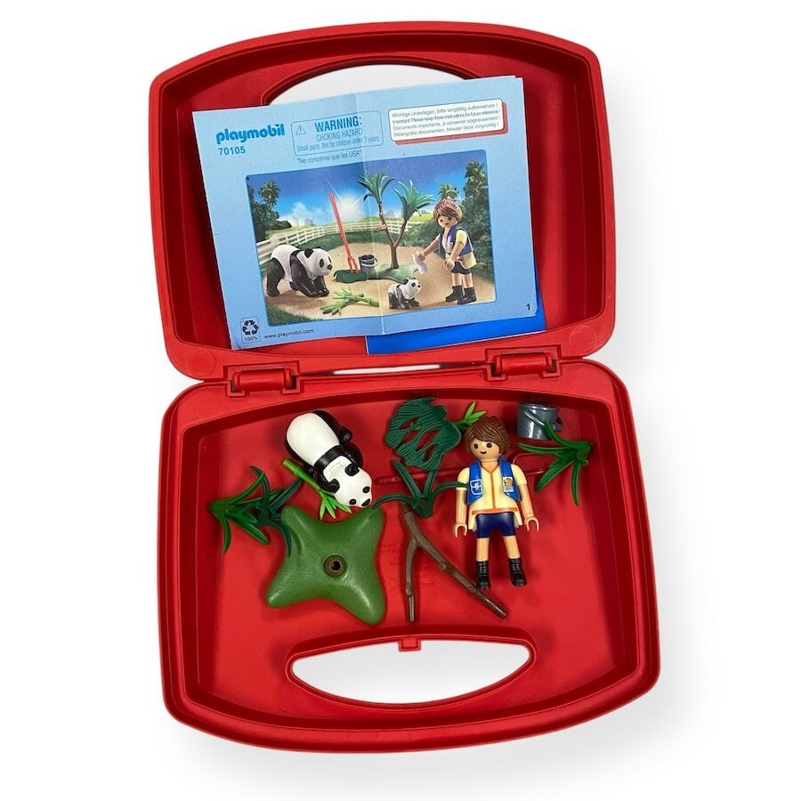 Playmobil - Playmobil Panda Caretaker Carry Case