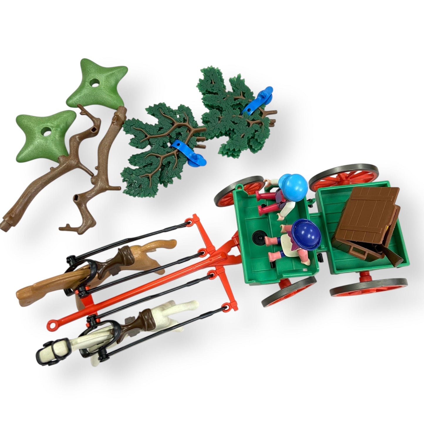 Playmobil Western Wagon & Trees Bundle Toys 