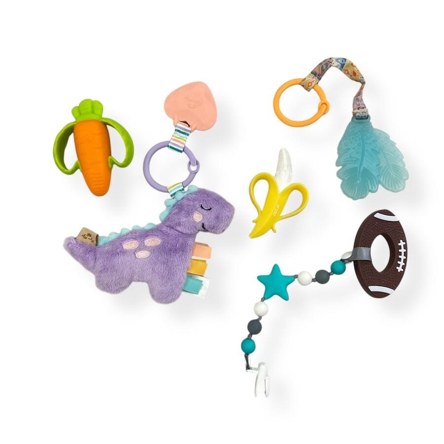 Mixed - Plush & Silicone Teether Bundle