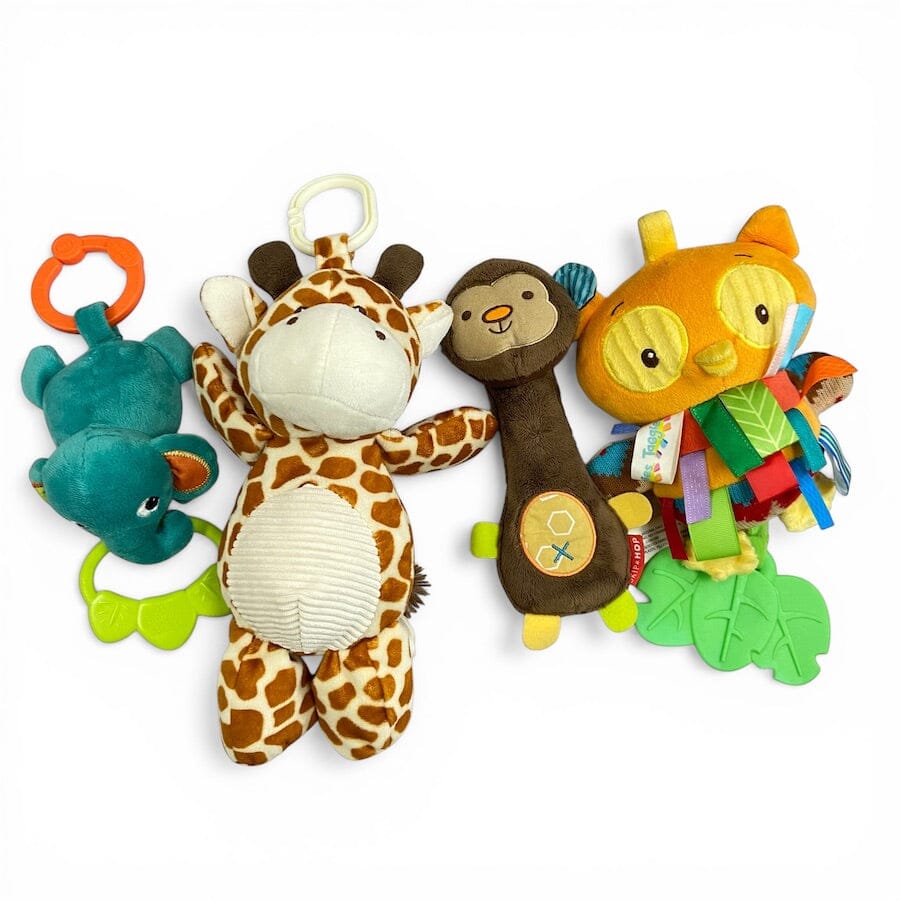 Plush Stroller Toy & Rattle Bundle Toys 