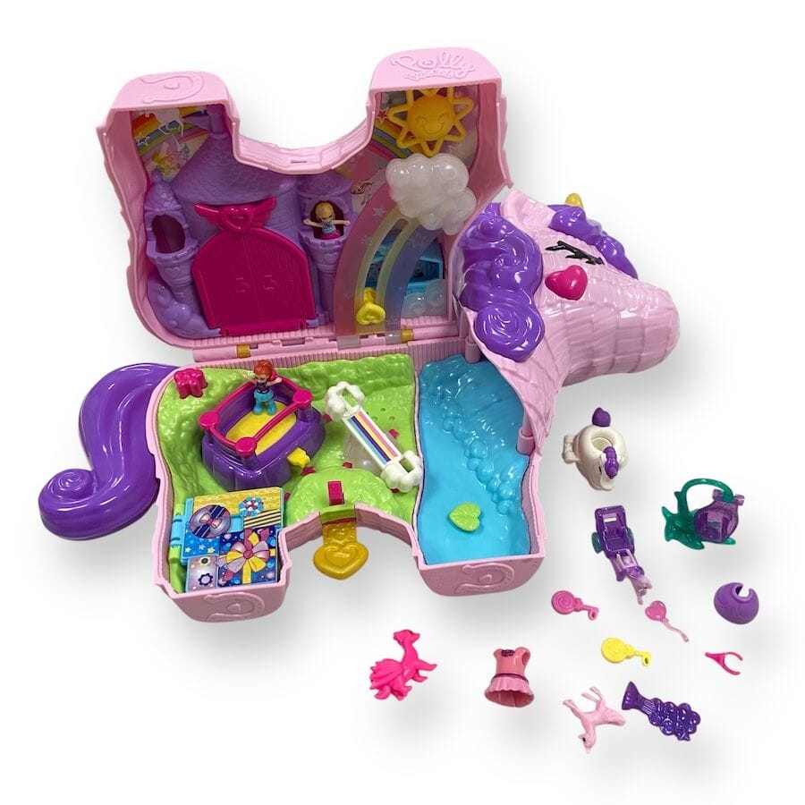Polly Pocket - Polly Pocket 2 - in - 1 Unicorn Travel Toy
