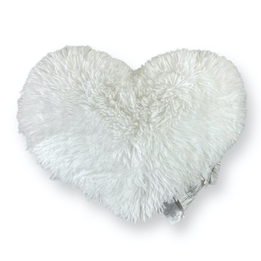 Pottery Barn - Pottery Barn Teens Fluffy Luxe Heart Pillow
