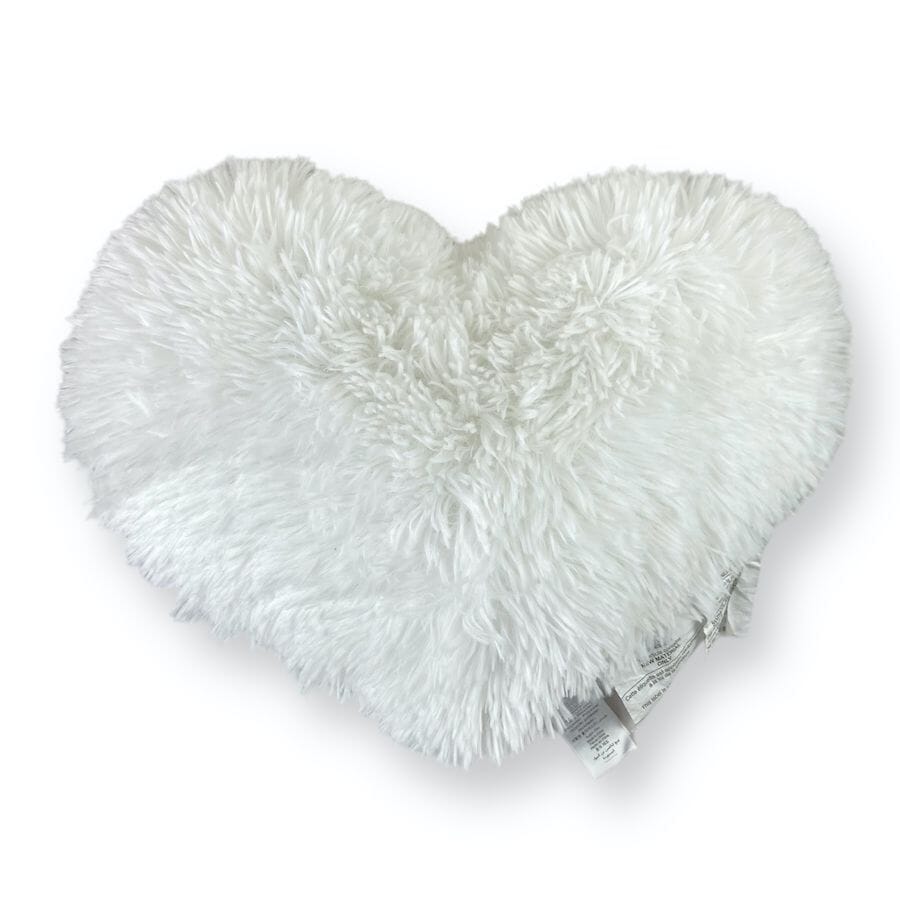 Pottery Barn Teens Fluffy Luxe Heart Pillow Toys 