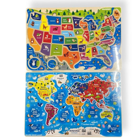 Quokka Wooden Geography Puzzles Puzzles 