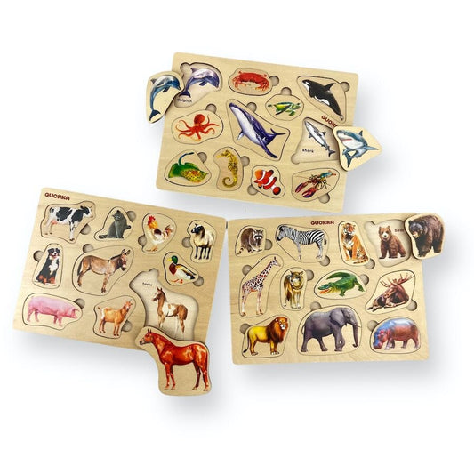 Quokka Wooden Puzzle Set Puzzles 