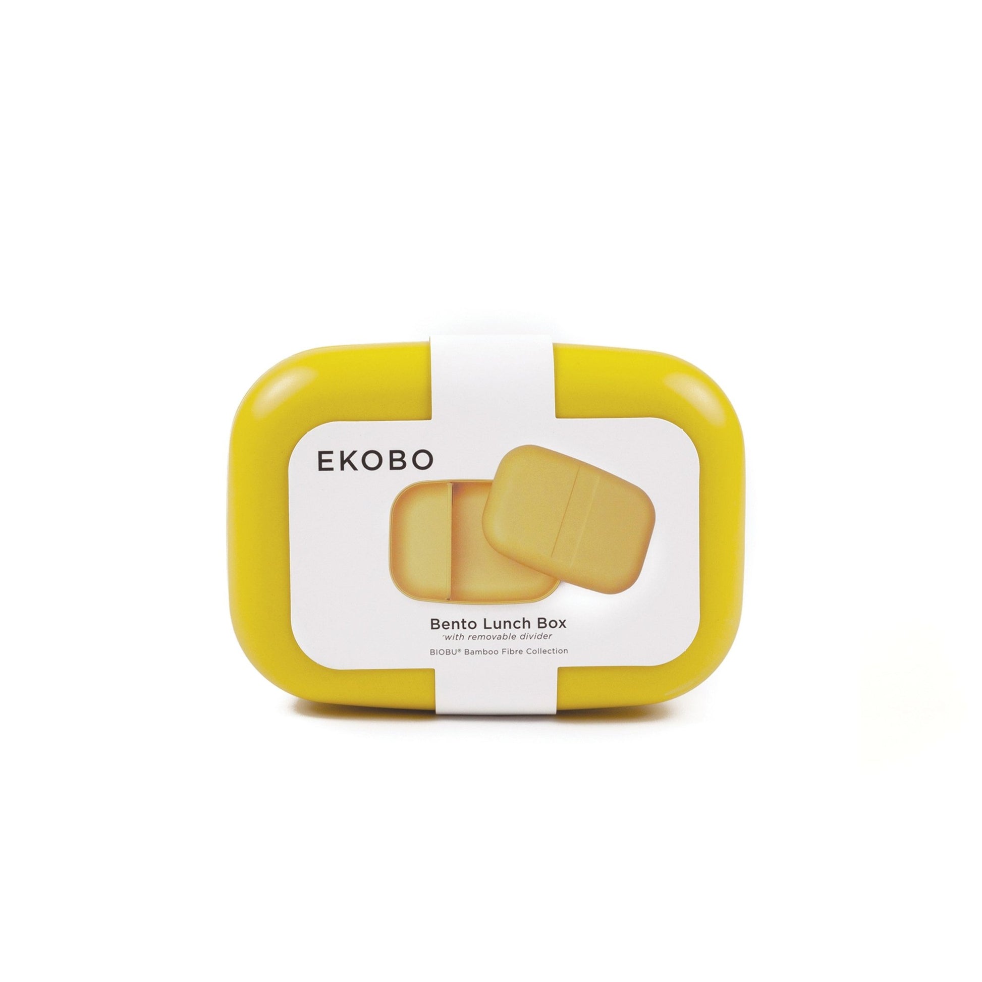EKOBO USA - DS - Rectangular Bento Lunch Box - Lemon