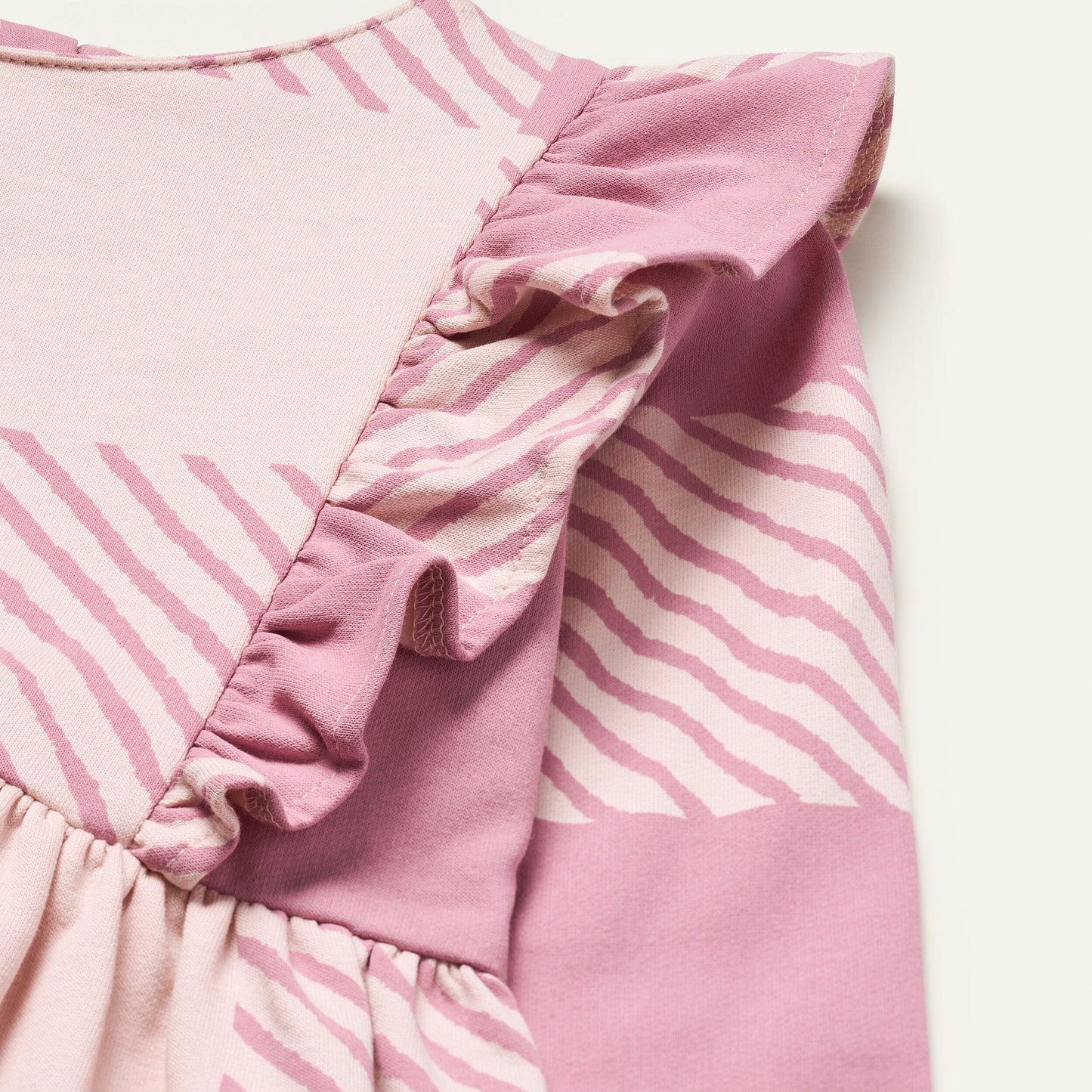 Recycled Cotton Buffalo Check RuffleDress Dresses 
