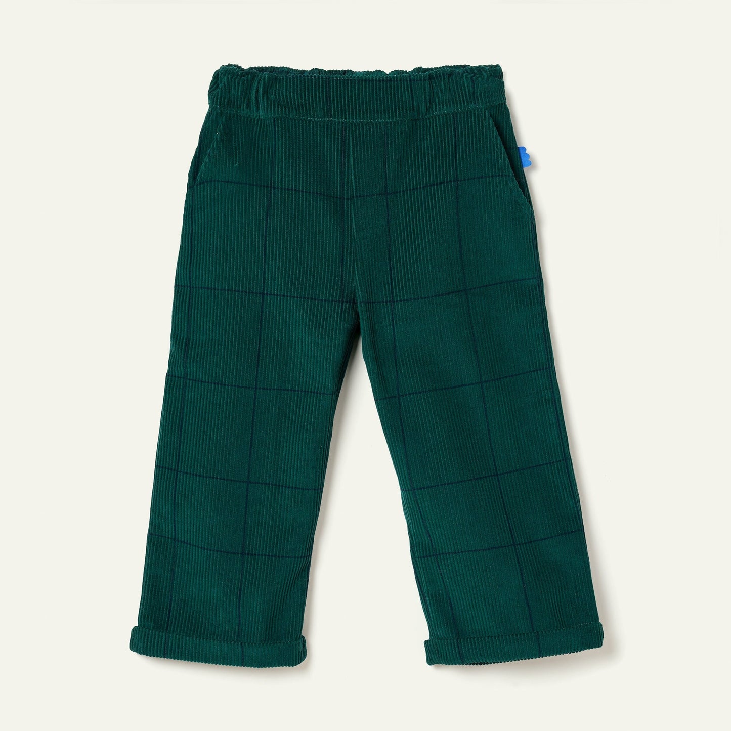 Recycled Cotton Evergreen Grid Corduroy Pant pants 