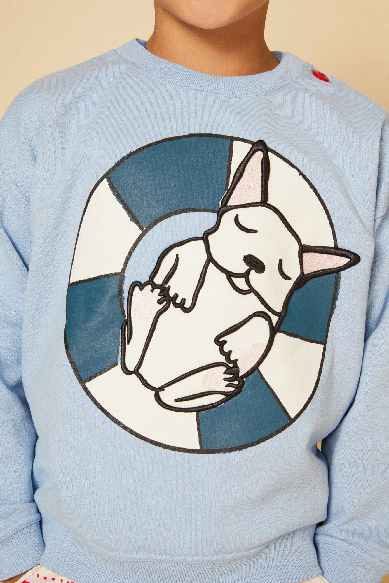 Recycled Cotton Frenchie Kid Sweatshirt Sweatshirt 