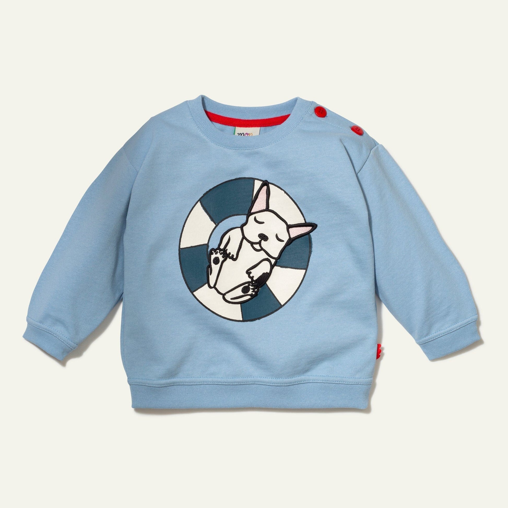 Recycled Cotton Frenchie Kid Sweatshirt Sweatshirt 