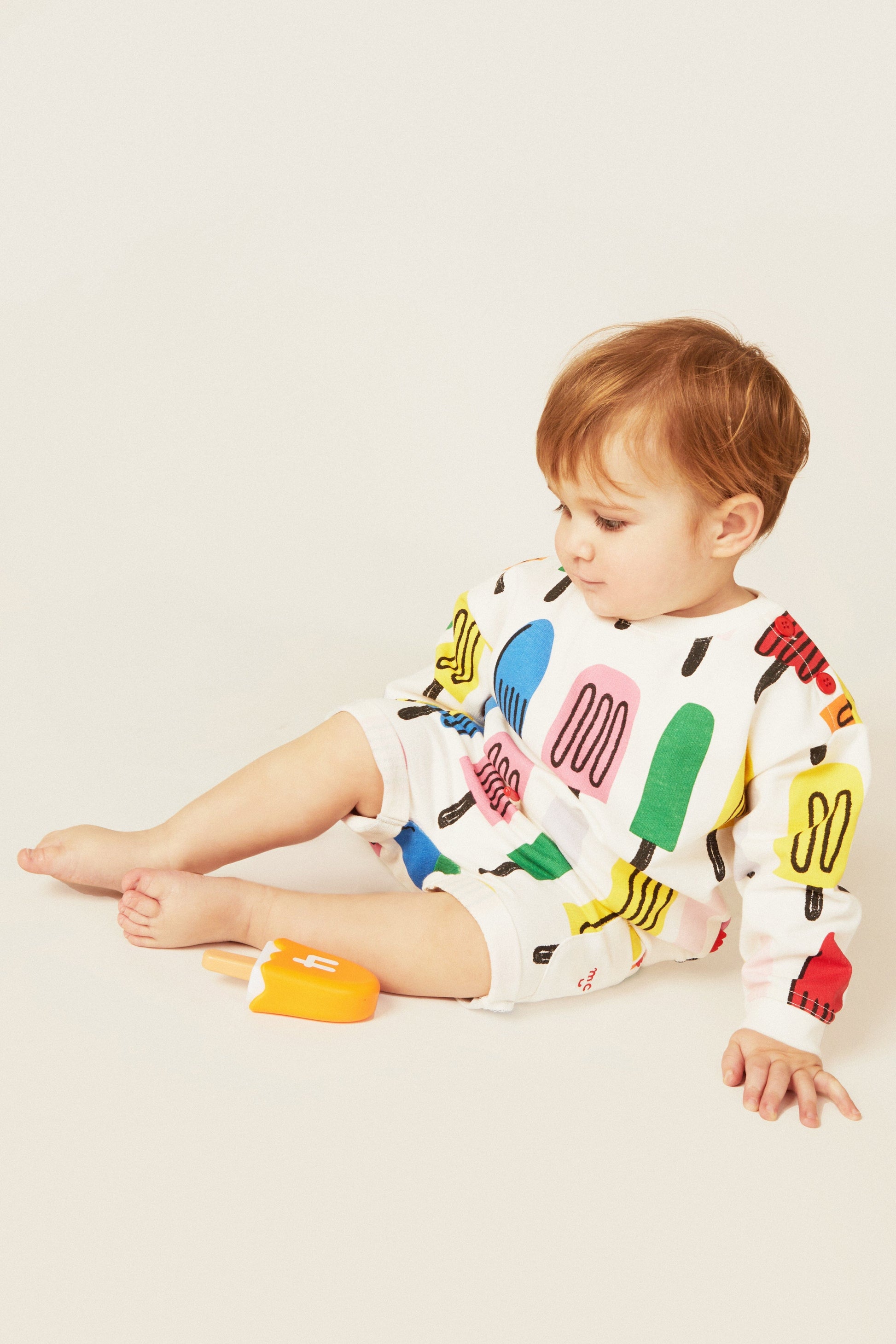 Recycled Cotton Ice Pop Baby Short Shorts 