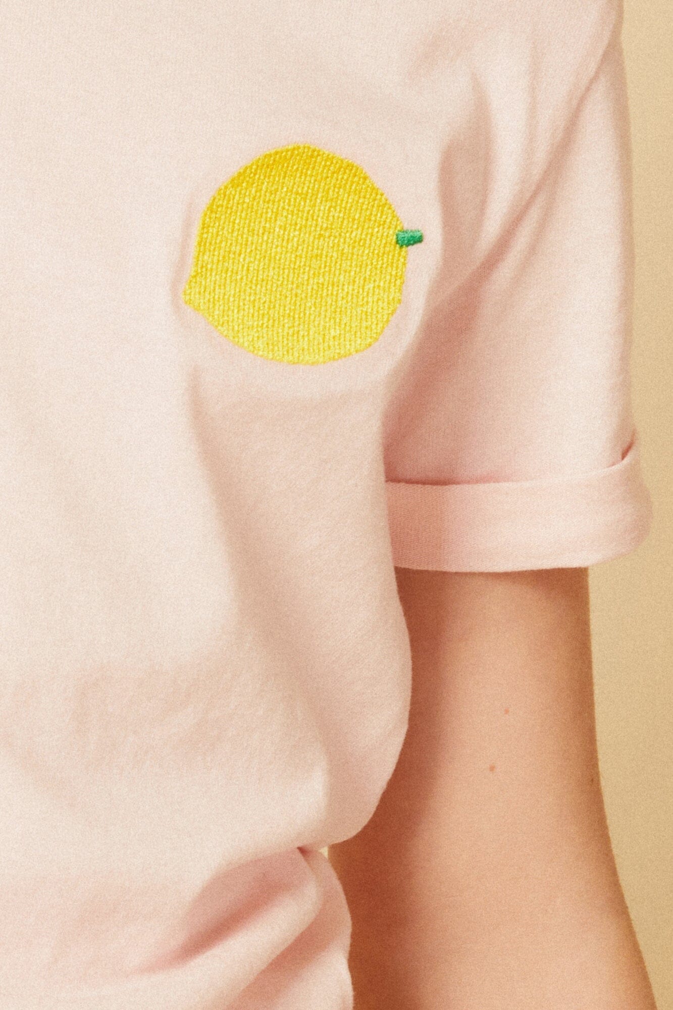 Recycled Cotton Lemon Baby T-Shirt Shirts/Tops 