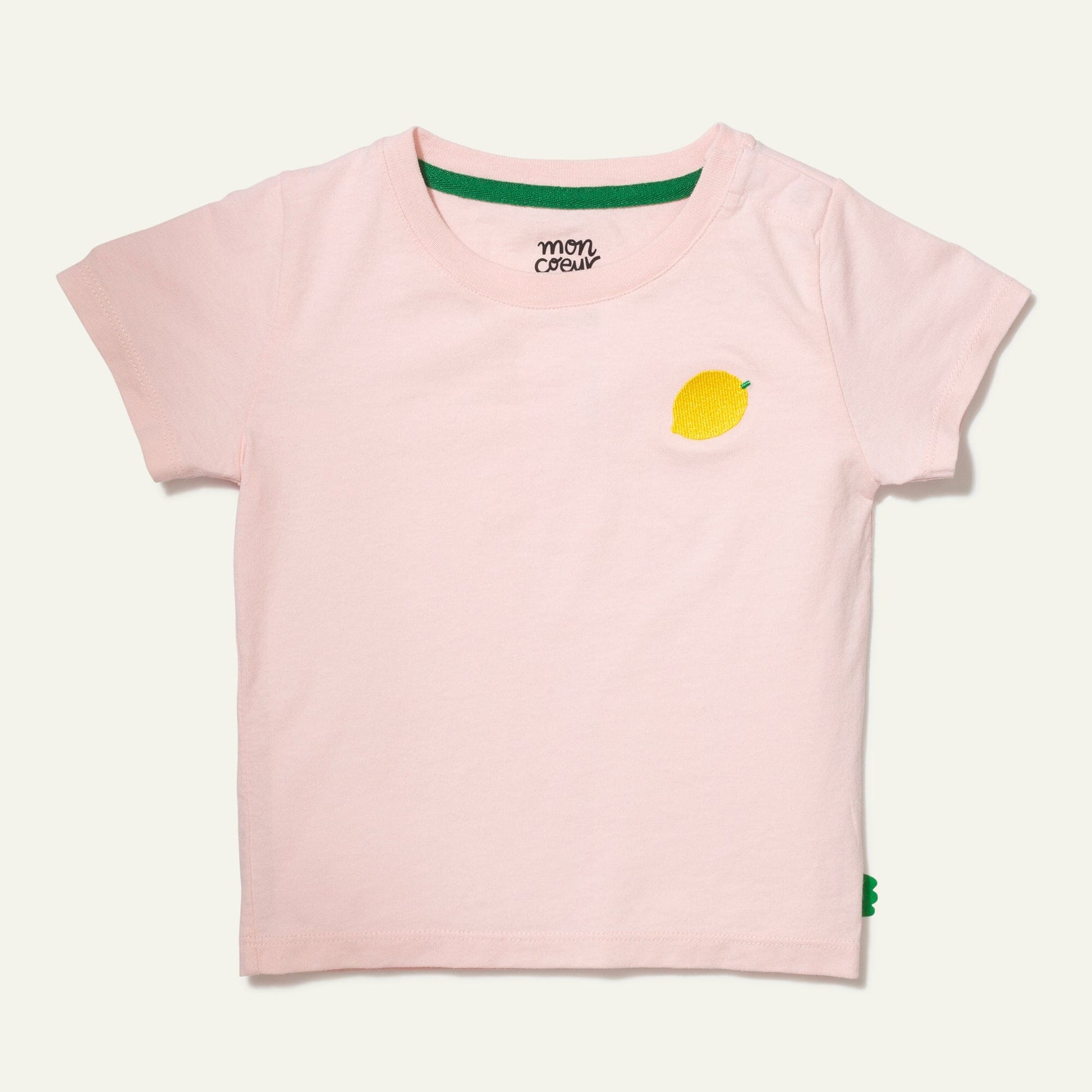 Recycled Cotton Lemon Baby T-Shirt Shirts/Tops 