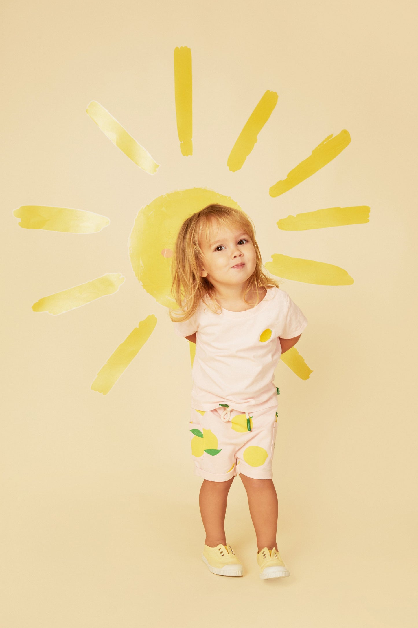Recycled Cotton Lemon Baby T-Shirt Shirts/Tops 