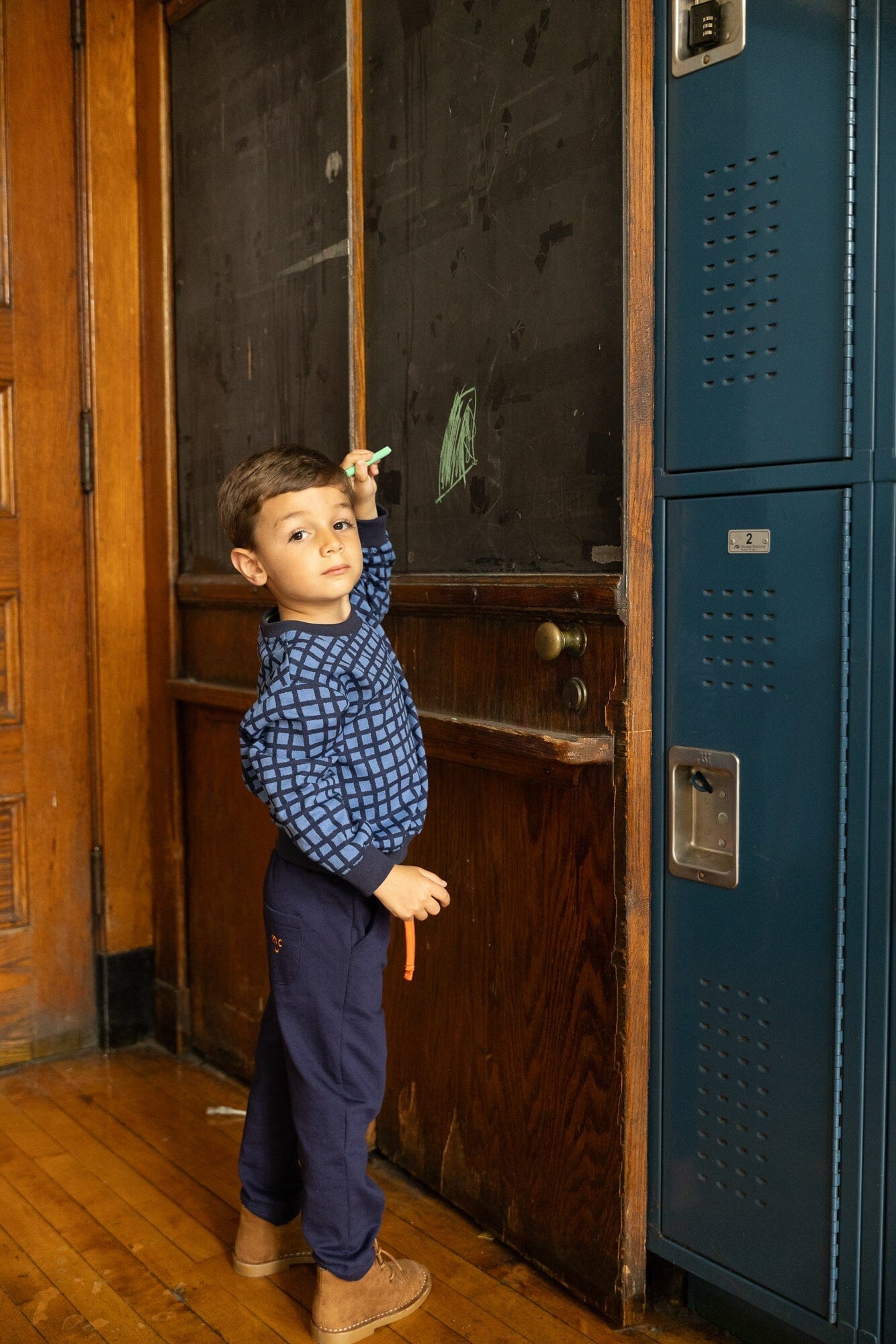 Recycled Cotton Navy Jogger Joggers 