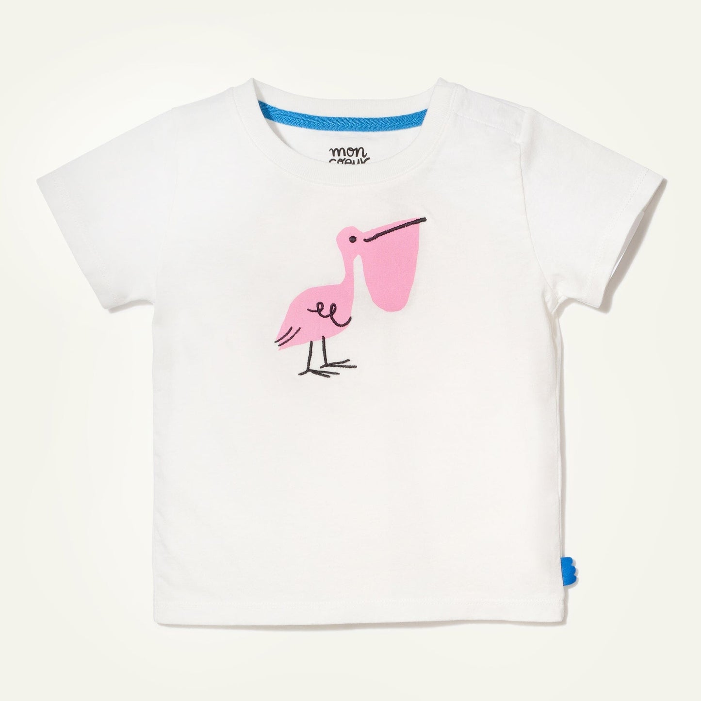 Recycled Cotton Pelican Baby T-Shirt Shirts/Tops 