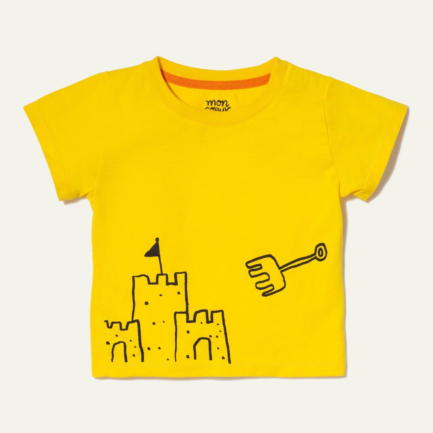 Recycled Cotton Sandcastle Baby T-Shirt Shirts/Tops 