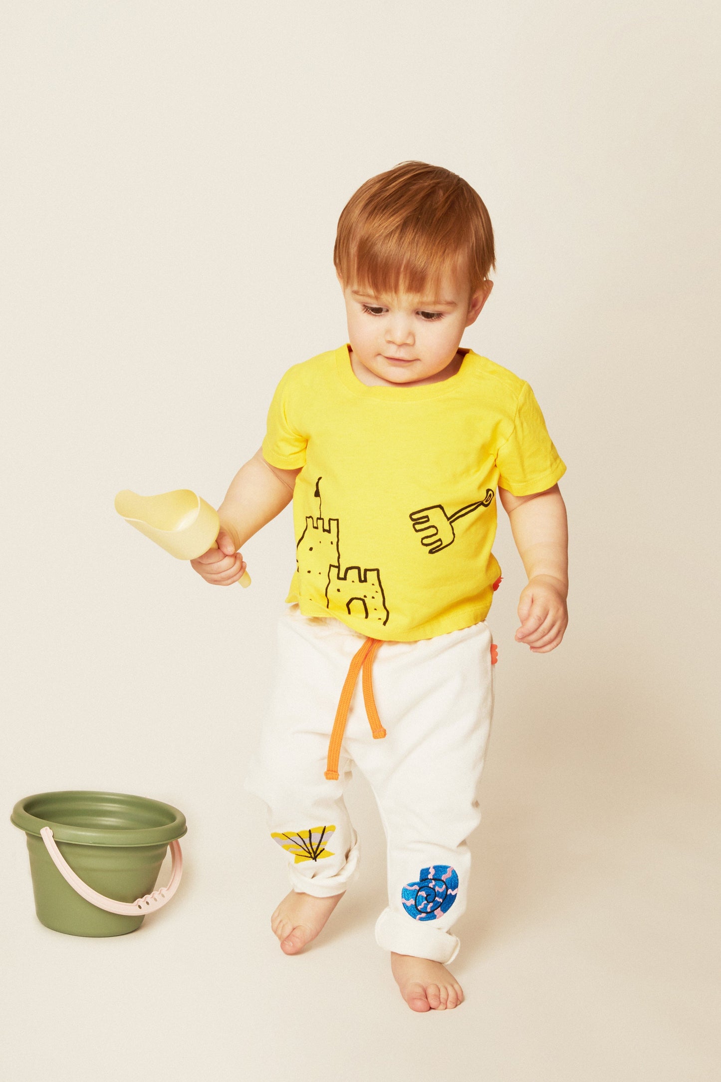 Recycled Cotton Sandcastle Baby T-Shirt Shirts/Tops 