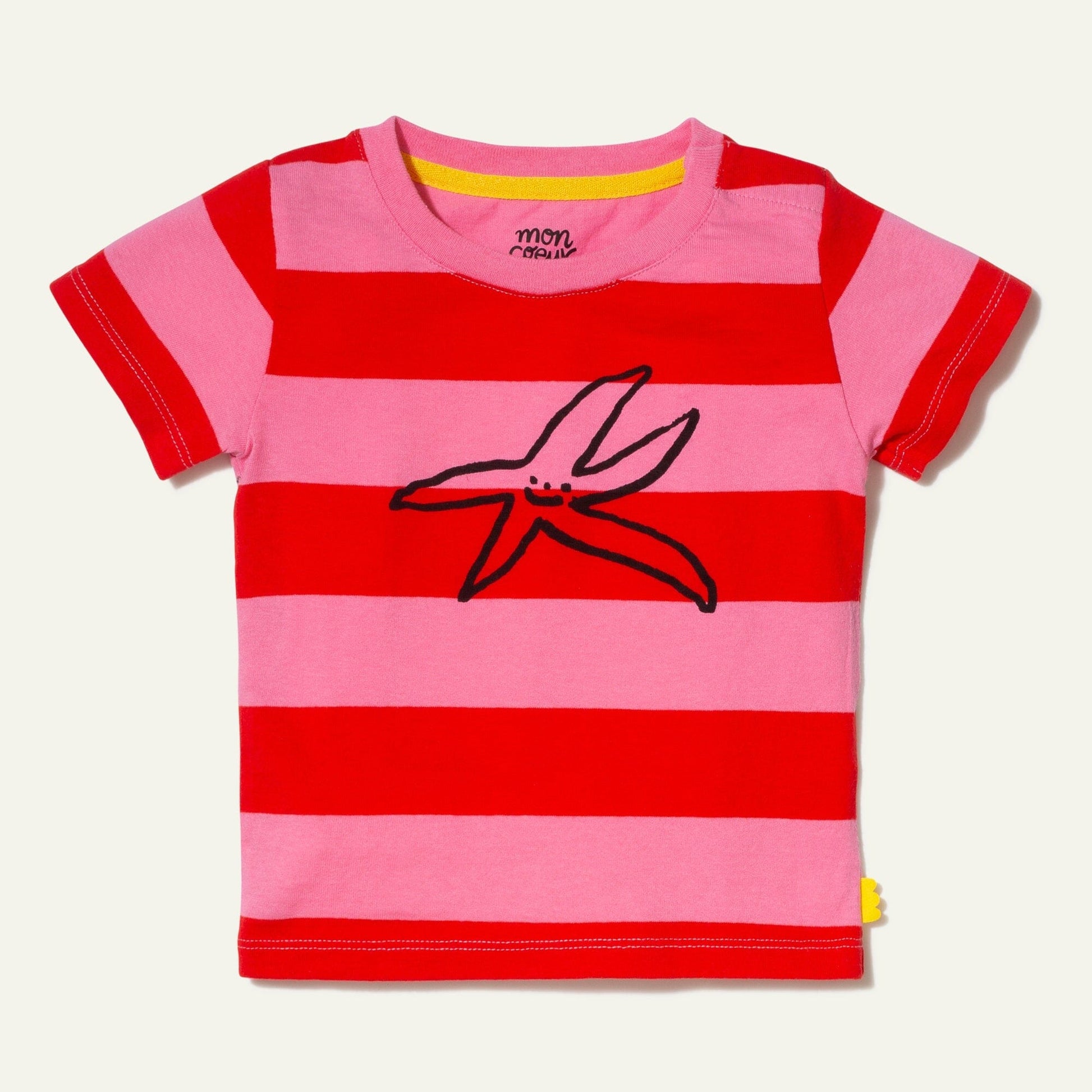Recycled Cotton Stripe Starfish Baby T-Shirt Shirts/Tops 