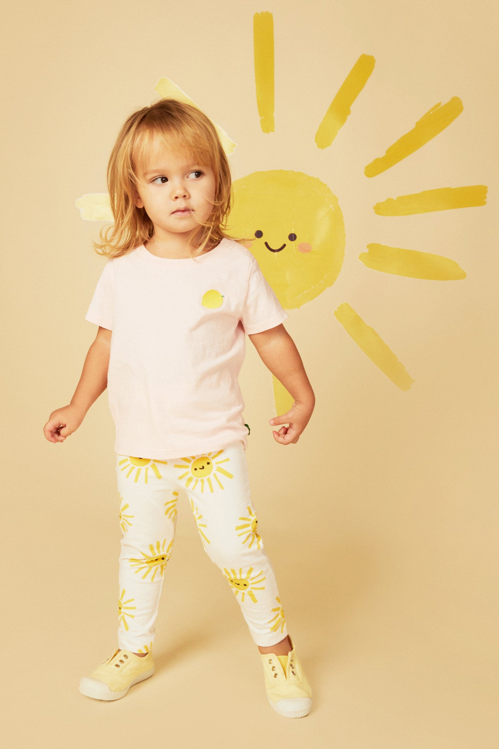 Recycled Cotton Sun Baby Leggings Leggings 