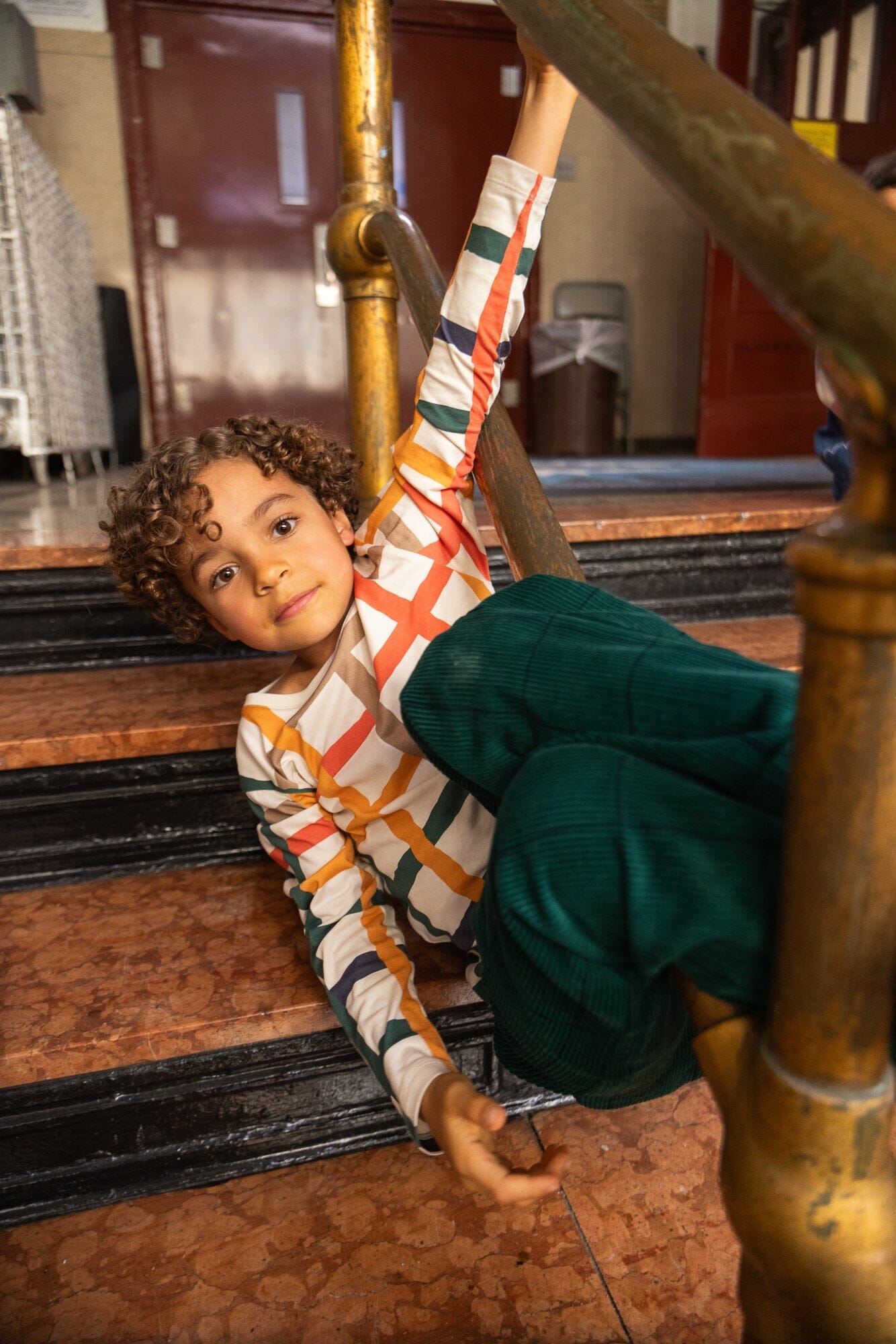 Recycled Cotton Warm Grid T-Shirt Shirts/Tops 