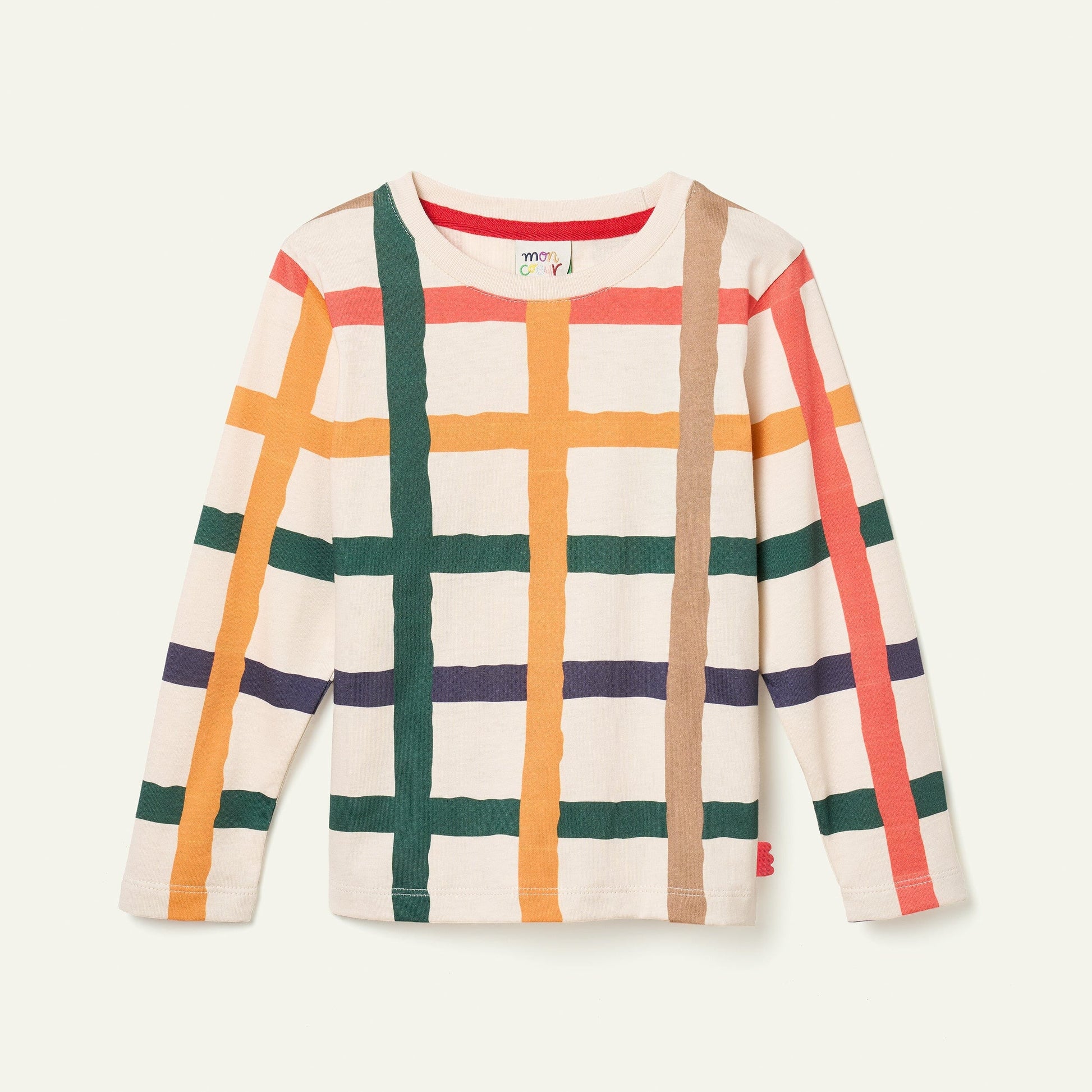 Recycled Cotton Warm Grid T-Shirt Shirts/Tops 