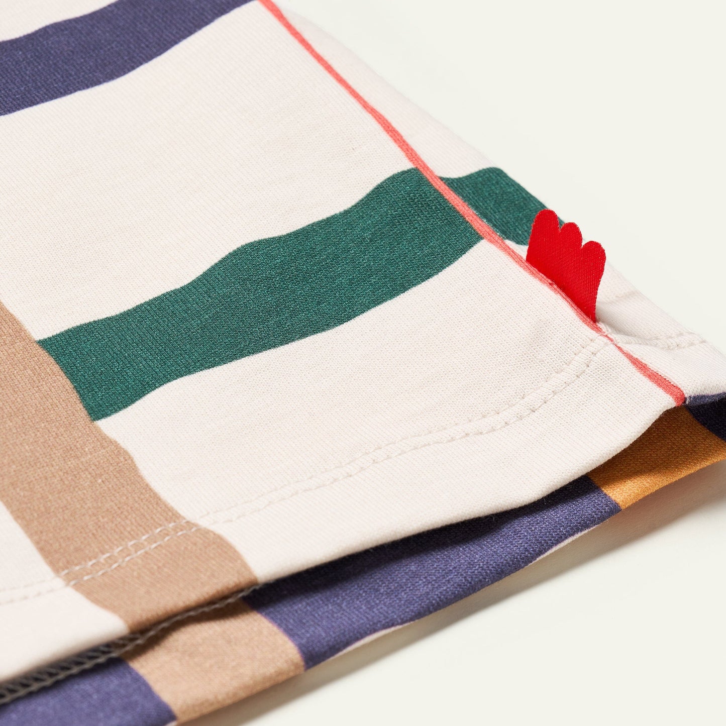 Recycled Cotton Warm Grid T-Shirt Shirts/Tops 