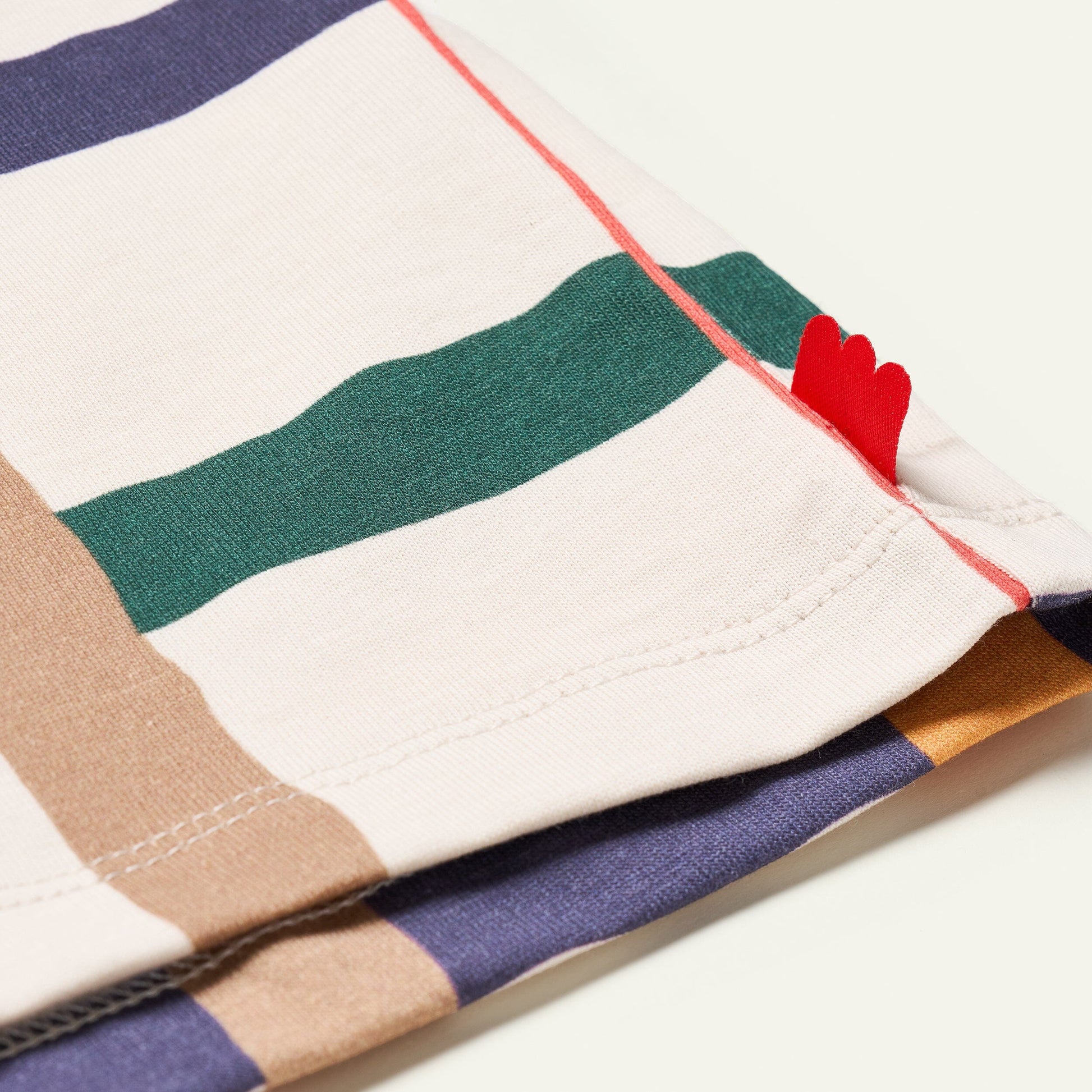 Recycled Cotton Warm Grid T-Shirt Shirts/Tops 