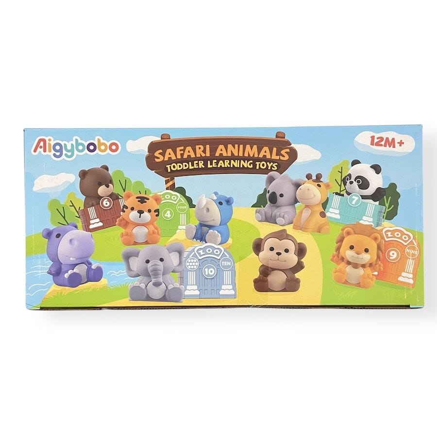 Aigybobo - Safari Animals with Zoo Enclosures