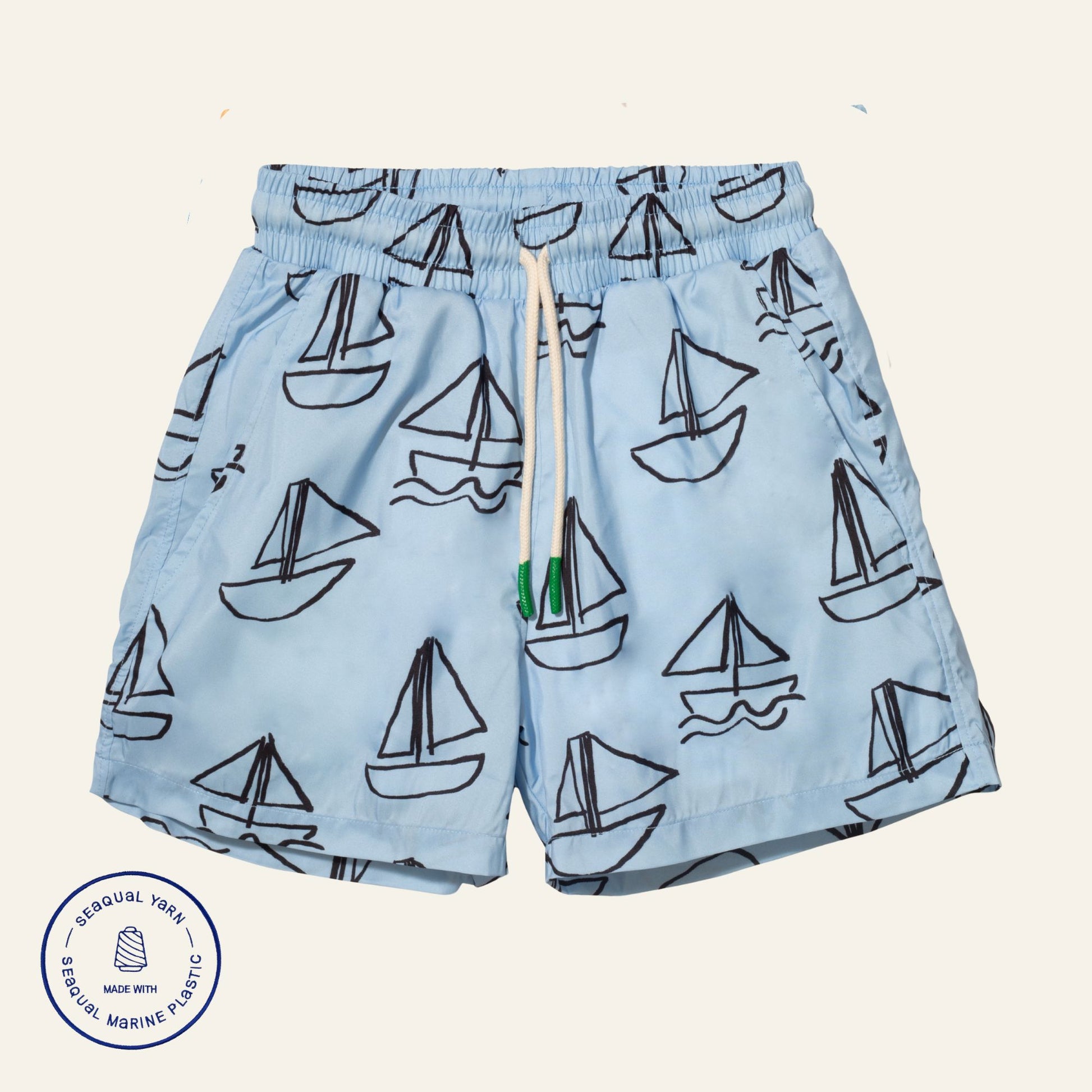 Sailboats Baby Swim Trunk Swimsuit 