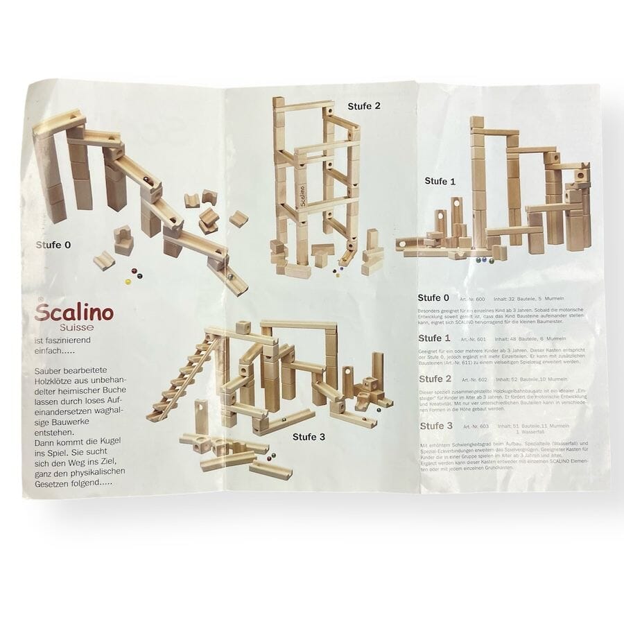 Scalino Suisse All Wood Marble Run Toys 