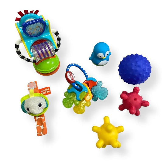 Mixed Brands - Sensory & Teether Bundle with Nuby Keys