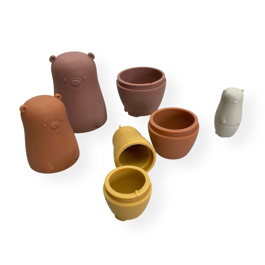 Mixed Brands - Silicone Toy Bundle with Nesting Bears