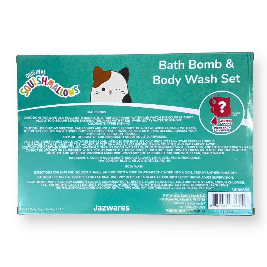 Squishmallow Bath Bomb Set Baby & Toddler 