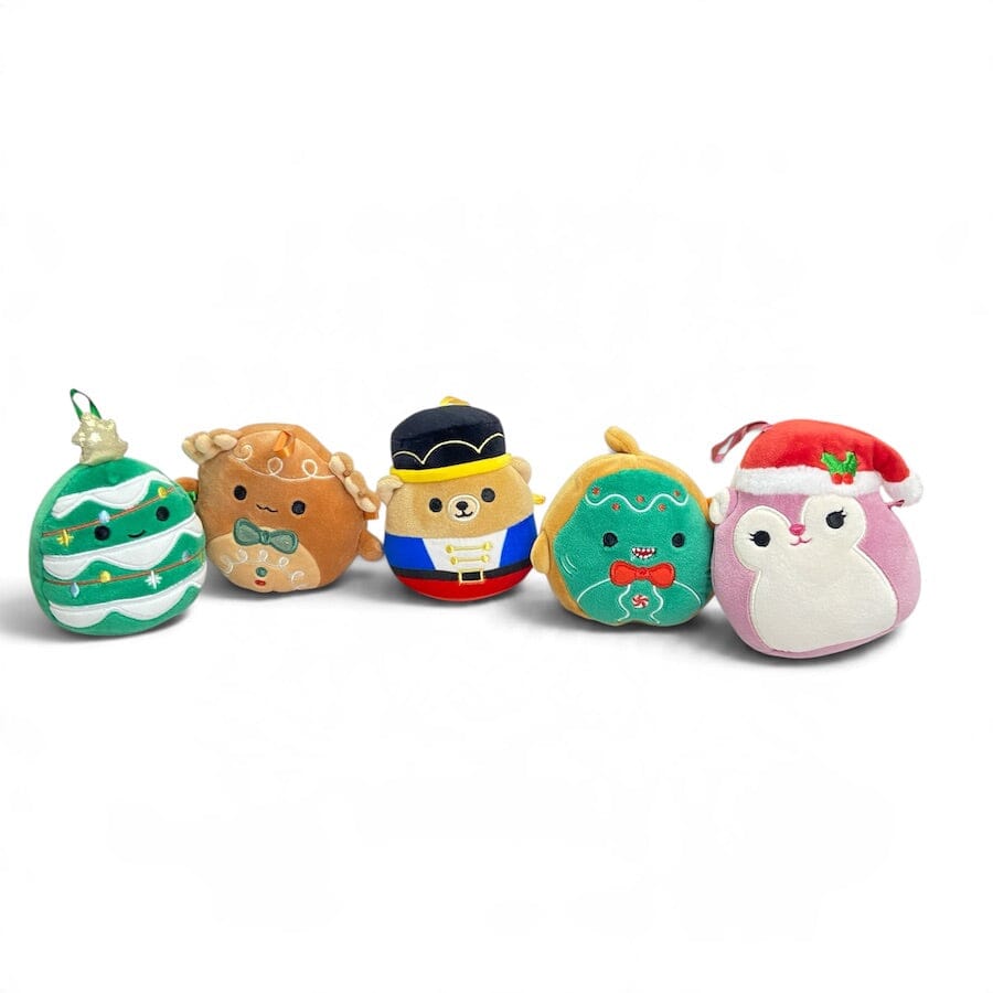 Squishmallows Holiday Ornament Plush Bundle Toys 