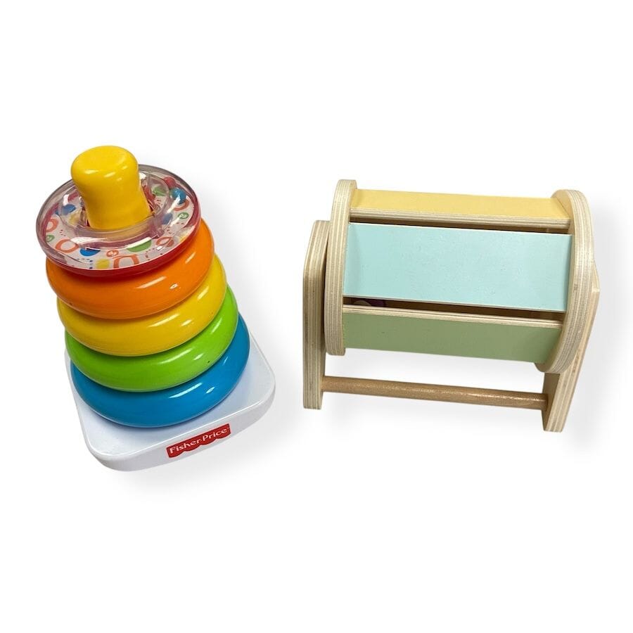 Stacker and Spinning Drum Bundle Toys 