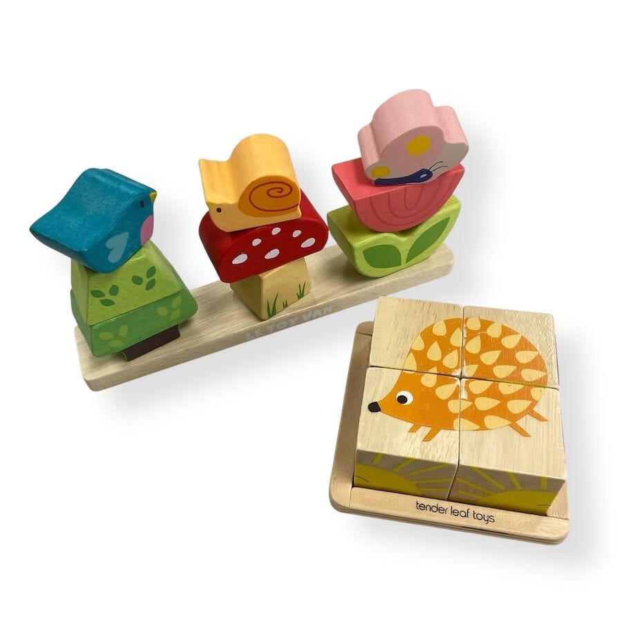 Stacking Garden & Cube Puzzle Toys 