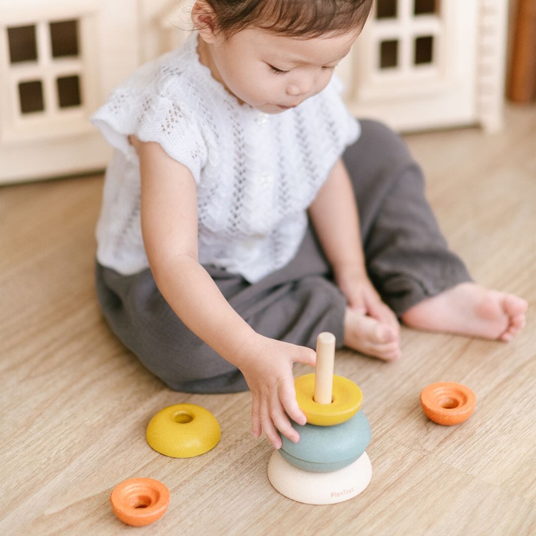 PlanToys USA - Stacking Ring - Cups