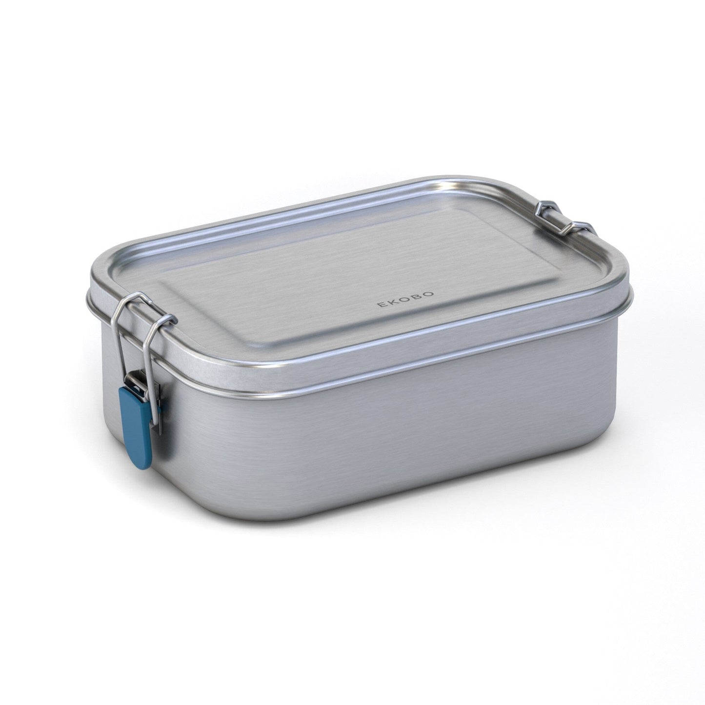 EKOBO USA - DS - Stainless Steel Lunch Box with Heat Safe Insert - Blue Abyss